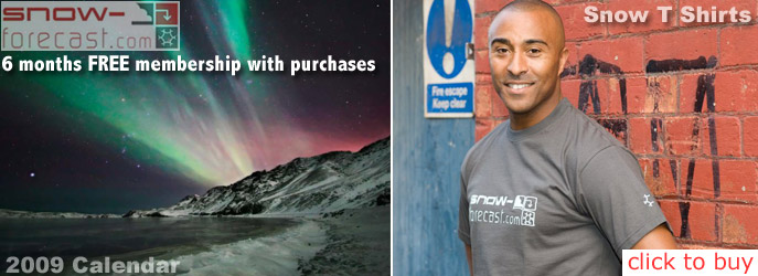 Snow Forecast 2009 Merchandise - 6 months free membership