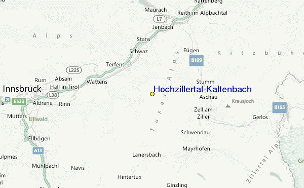 Guide de Station de Ski de Hochzillertal-Kaltenbach, Carte
