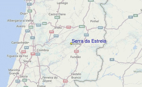 Guide De Station De Ski De Serra Da Estrela Carte H bergement 