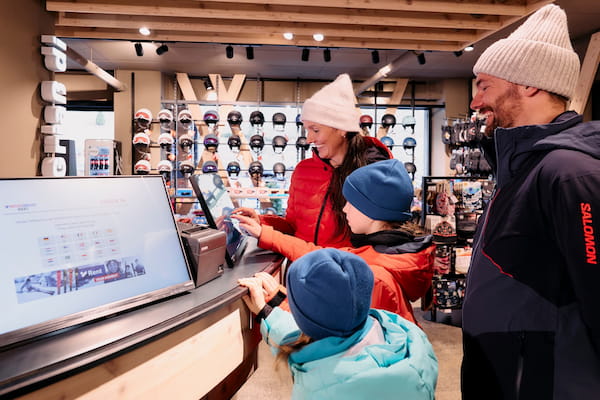 Intersport Rent famille location de ski enregistrement