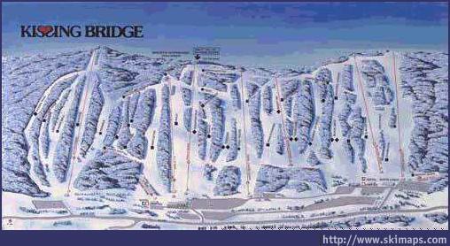 Kissing Bridge Piste / Trail Map