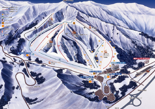 NASPA Ski Garden Piste / Trail Map
