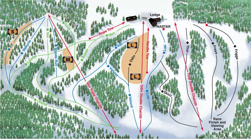 Norway Mountain Piste / Trail Map