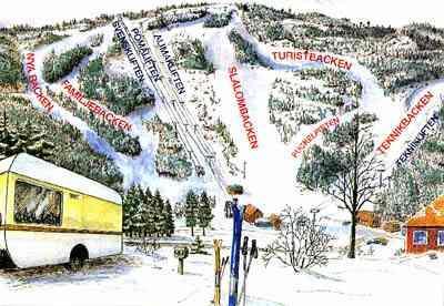 Tolvmannabacken Piste / Trail Map