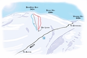 Yad Moss Piste / Trail Map