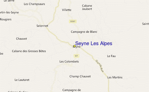 Patch Ski Seyne-les-Alpes 1780m - Insigne Vintage Original