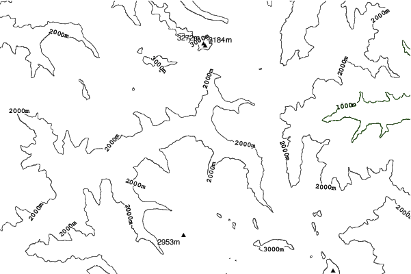 Abries-Ristolas neighbourhood contours