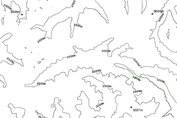 Airolo neighbourhood contours