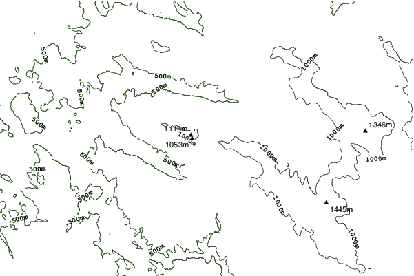 Arrach/Ski Eck/Riedelstein neighbourhood contours