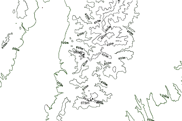 Bezovec neighbourhood contours