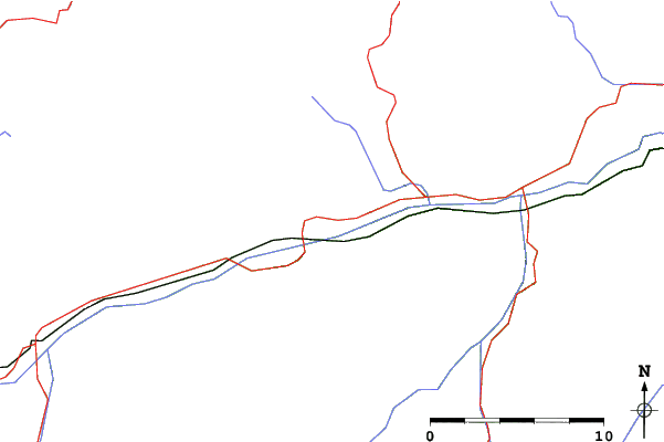 Roads and rivers close to Brigels-Waltensburg-Andiast