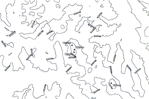 Broad Peak neighbourhood contours