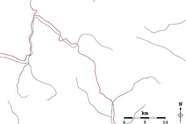 Roads and rivers close to Darbandsar