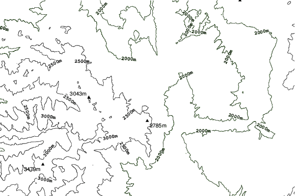 Deer Valley neighbourhood contours