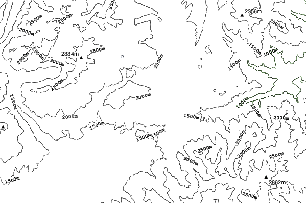 Font Romeu neighbourhood contours