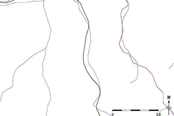 Roads and rivers close to Sportgastein