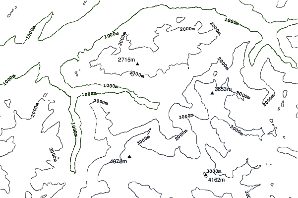 Grindelwald neighbourhood contours