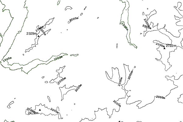 Gstaad neighbourhood contours