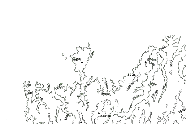 Iox-Arosa neighbourhood contours