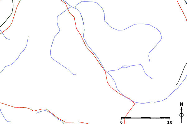 Roads and rivers close to St Jean d'Aulps/Espace Roc d'Enfer