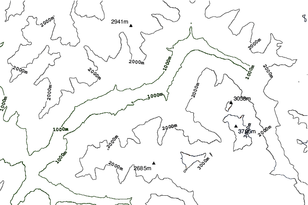 Les Coches neighbourhood contours