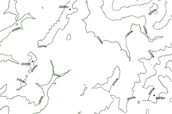 Megeve neighbourhood contours