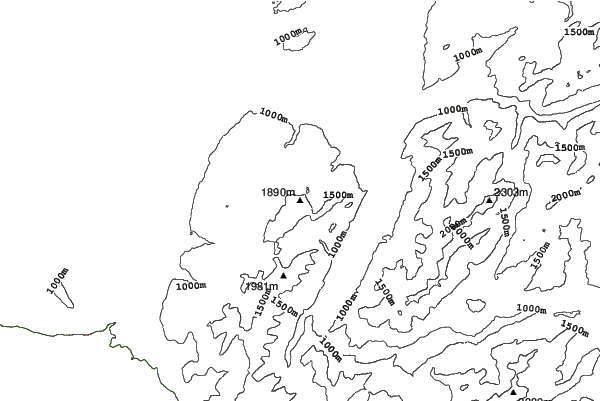 Moléson s/Gruyères neighbourhood contours