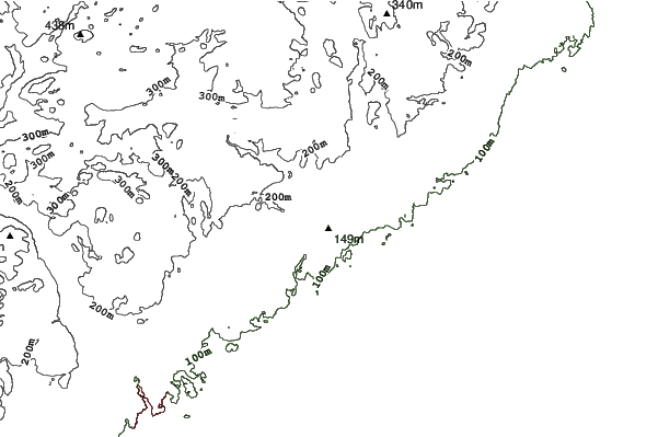 Mont Avila neighbourhood contours