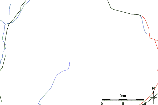 Roads and rivers close to Mt Spokane Ski and Snowboard Park