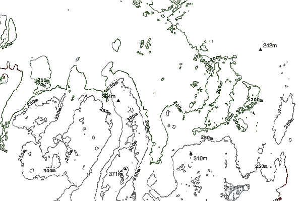 Mt St Louis Moonstone neighbourhood contours