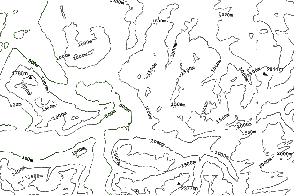 Mythenregion neighbourhood contours