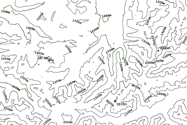 Oberstdorf-Fellhorn neighbourhood contours