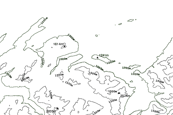 Pfronten neighbourhood contours