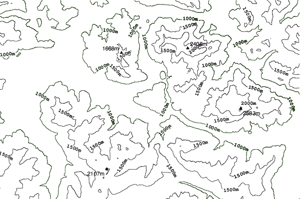 Pillersee-Hochfilzen/Buchensteinwand neighbourhood contours