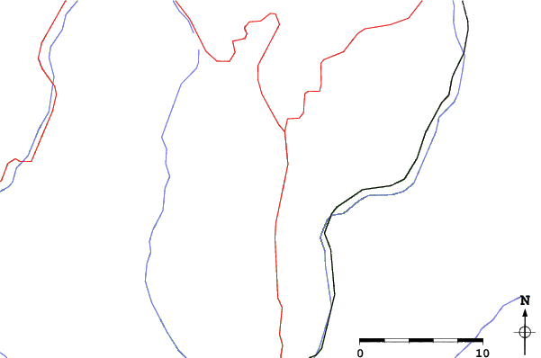 Roads and rivers close to Purgatory