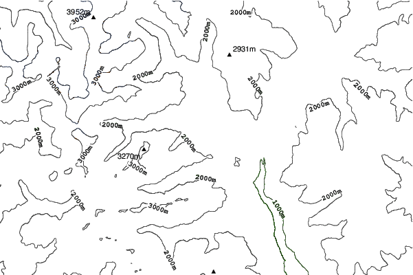 Puy St Vincent neighbourhood contours