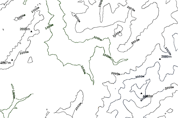 Saint Gervais neighbourhood contours