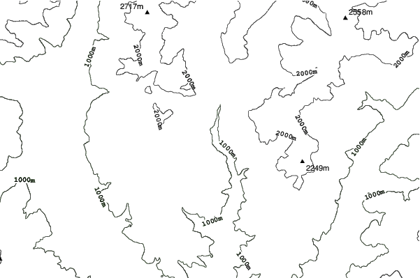 Sarentino neighbourhood contours