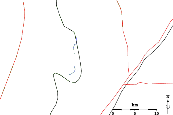 Roads and rivers close to Shanty Creek