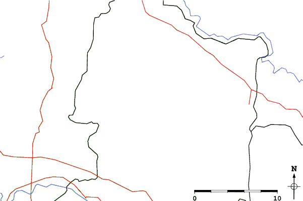 Roads and rivers close to St. Englmar