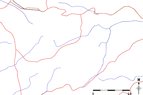 Roads and rivers close to Besse Super Besse
