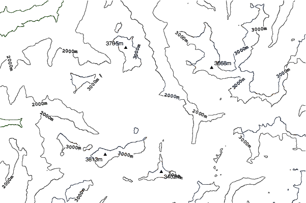 Tignes neighbourhood contours