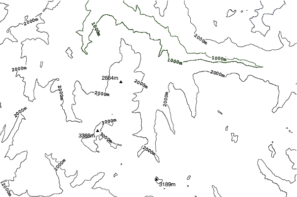 Valloire neighbourhood contours