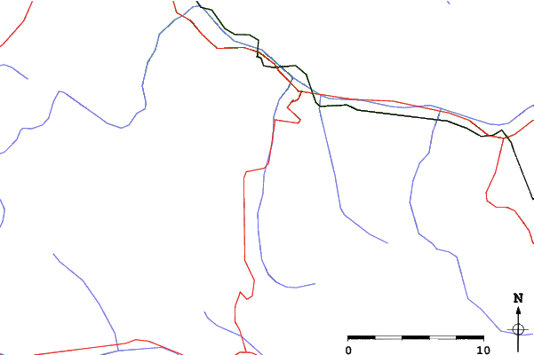 Roads and rivers close to Valloire