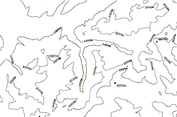 Wengen neighbourhood contours