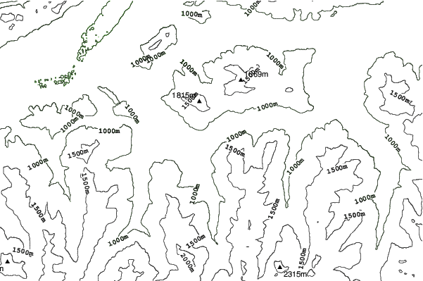 Westendorf neighbourhood contours